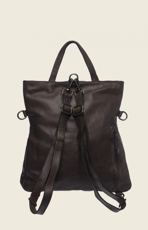 Сумка-рюкзак 0320 Темно-коричневый