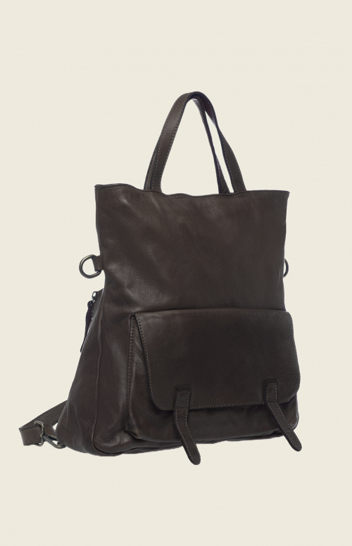 Сумка-рюкзак 0320 Темно-коричневый