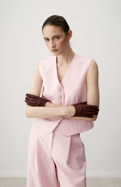 Перчатки 821 Бордовый