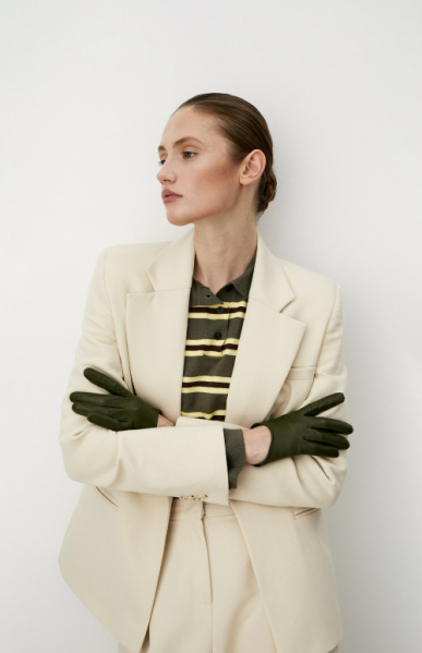 Перчатки 821 Оливковый