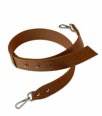 Ремень New belt Карамельный (кроко-кожа)