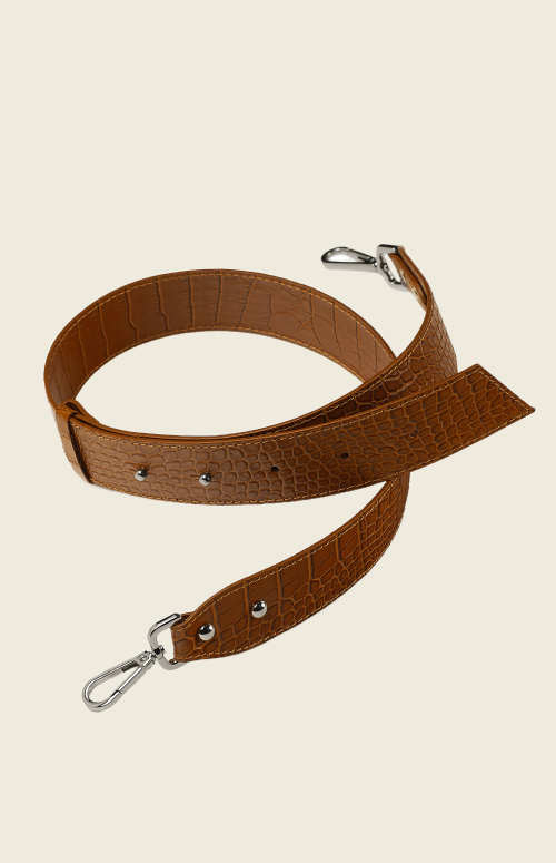 Ремень New belt Карамельный (кроко-кожа)