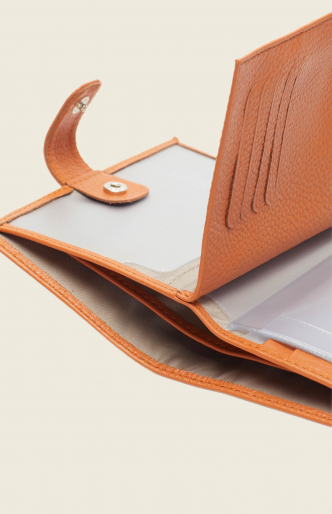 Бумажник 0215 Апельсиновый