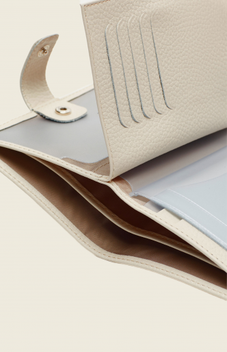 Бумажник 0215 Светло-кремовый