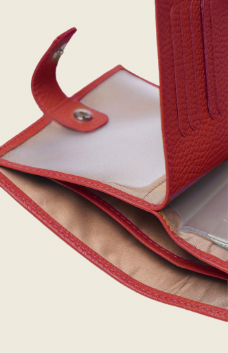 Бумажник 0215 Клюква