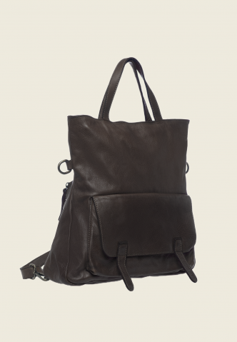 Сумка-рюкзак 0320 Темно-коричневый