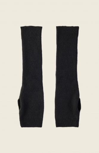 Митенки 10076 Черный с кашемиром