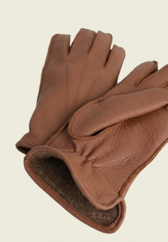 Перчатки 177 Коньяк