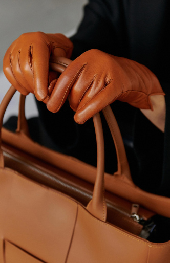 Перчатки 406 Коньяк