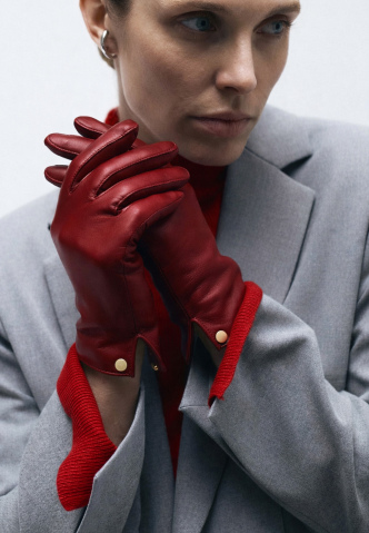 Перчатки 405 Бордовый