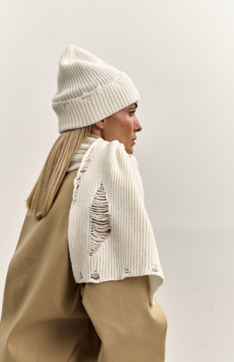 Комплект W5002 Белый с шерстью