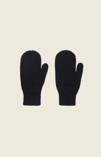 Варежки W5005 Черный с кашемиром 