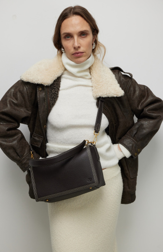 Сумка W5103 Темно-коричневый