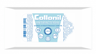 Салфетки Collonil Antibacterial Wet wipes
